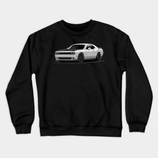 Challenger Hellcat (white) Crewneck Sweatshirt